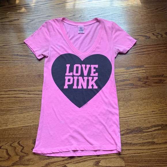 PINK Victoria's Secret Tops - LOVE PINK V-Neck